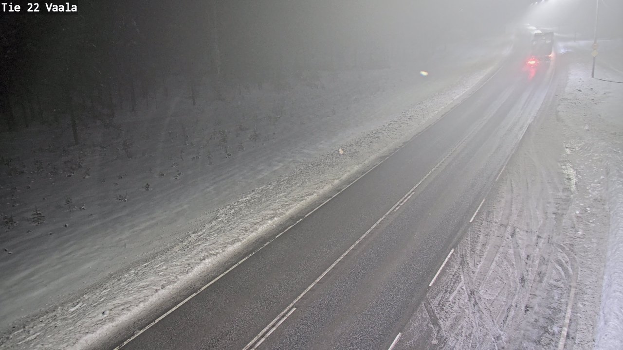 Weather Camera Image Väg 22 Vaala, Vaala, Pohjois-Pohjanmaa