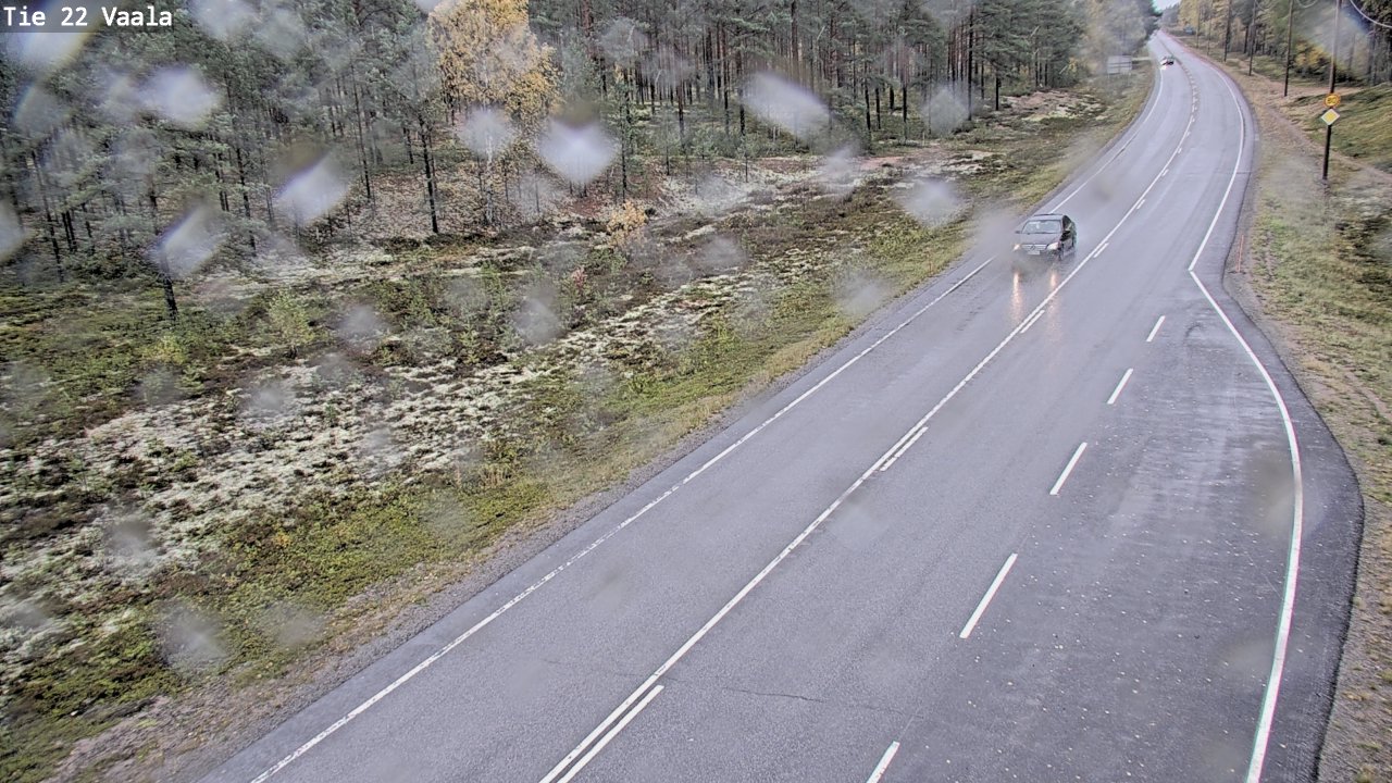 Weather Camera Image Road 22 Vaala, Vaala, Pohjois-Pohjanmaa