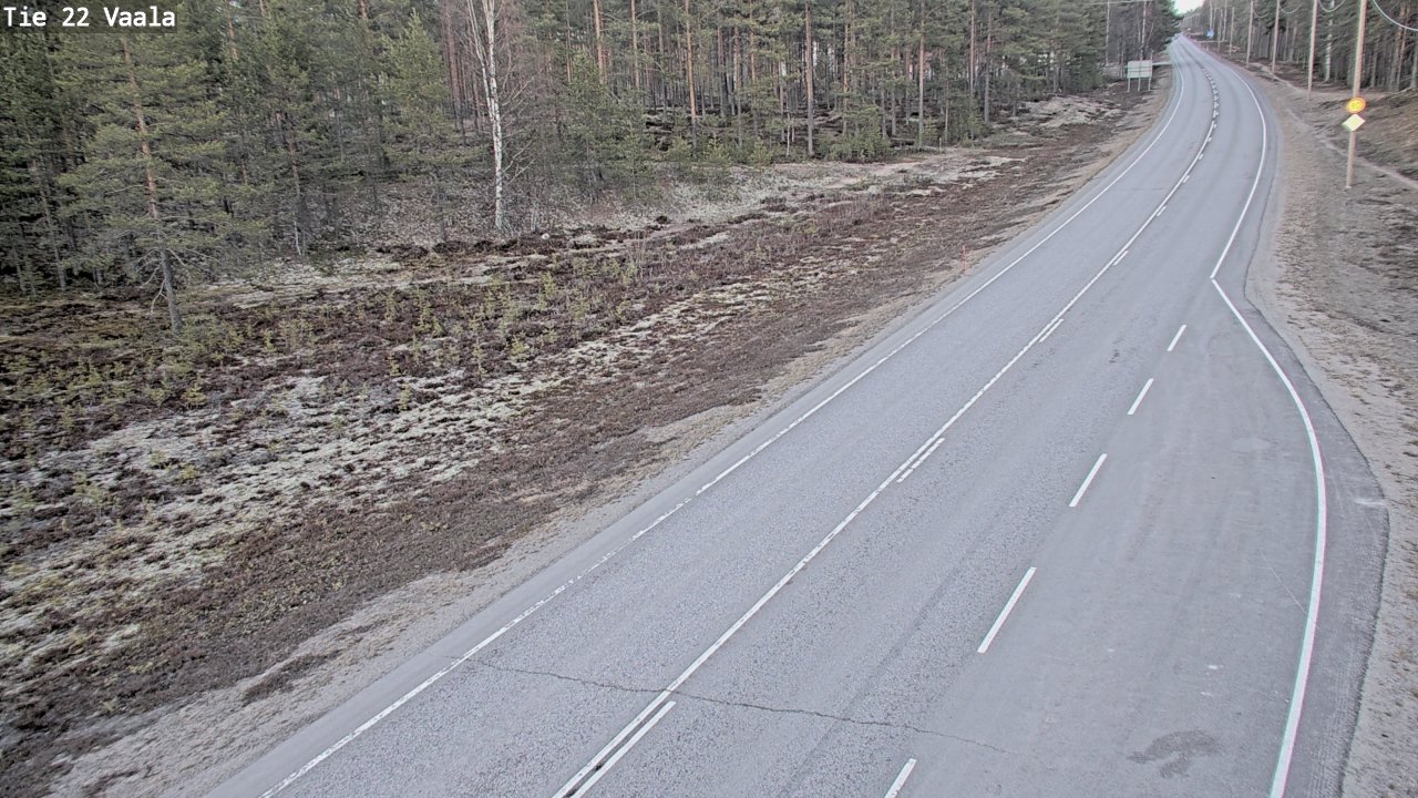 Kelikamerat Kuva Tie 22 Vaala, Vaala, Pohjois-Pohjanmaa