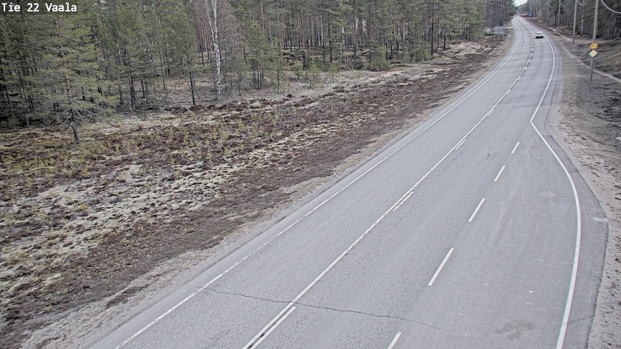 Kelikamerat Kuva Tie 22 Vaala, Vaala, Pohjois-Pohjanmaa