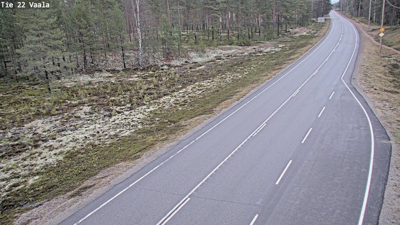 Kelikamerat Kuva Tie 22 Vaala, Vaala, Pohjois-Pohjanmaa