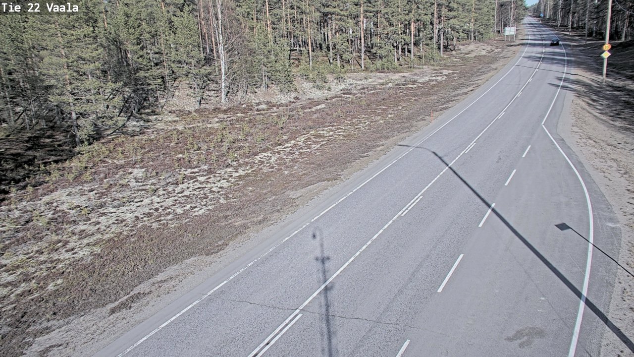 Kelikamerat Kuva Tie 22 Vaala, Vaala, Pohjois-Pohjanmaa