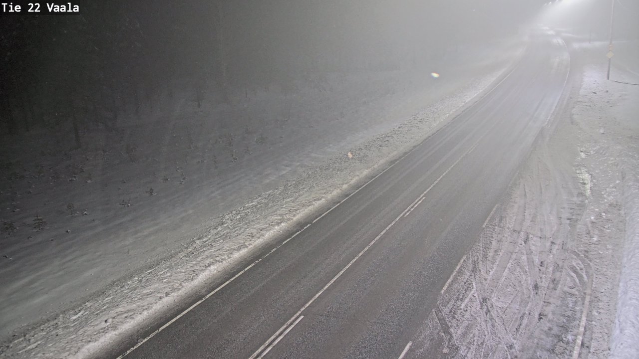 Weather Camera Image Väg 22 Vaala, Vaala, Pohjois-Pohjanmaa