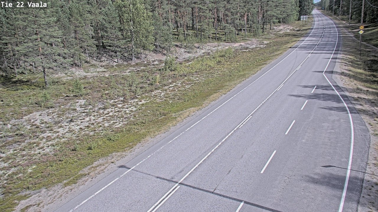 Kelikamerat Kuva Tie 22 Vaala, Vaala, Pohjois-Pohjanmaa
