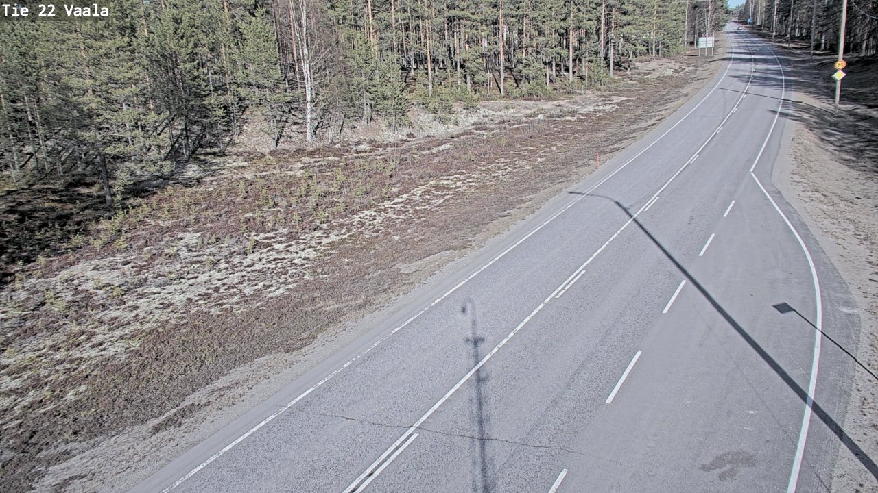 Kelikamerat Kuva Tie 22 Vaala, Vaala, Pohjois-Pohjanmaa