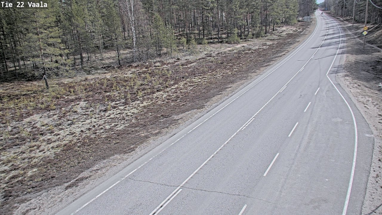 Kelikamerat Kuva Tie 22 Vaala, Vaala, Pohjois-Pohjanmaa
