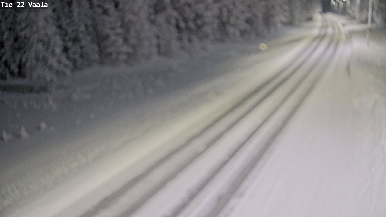 Weather Camera Image Road 22 Vaala, Vaala, Pohjois-Pohjanmaa