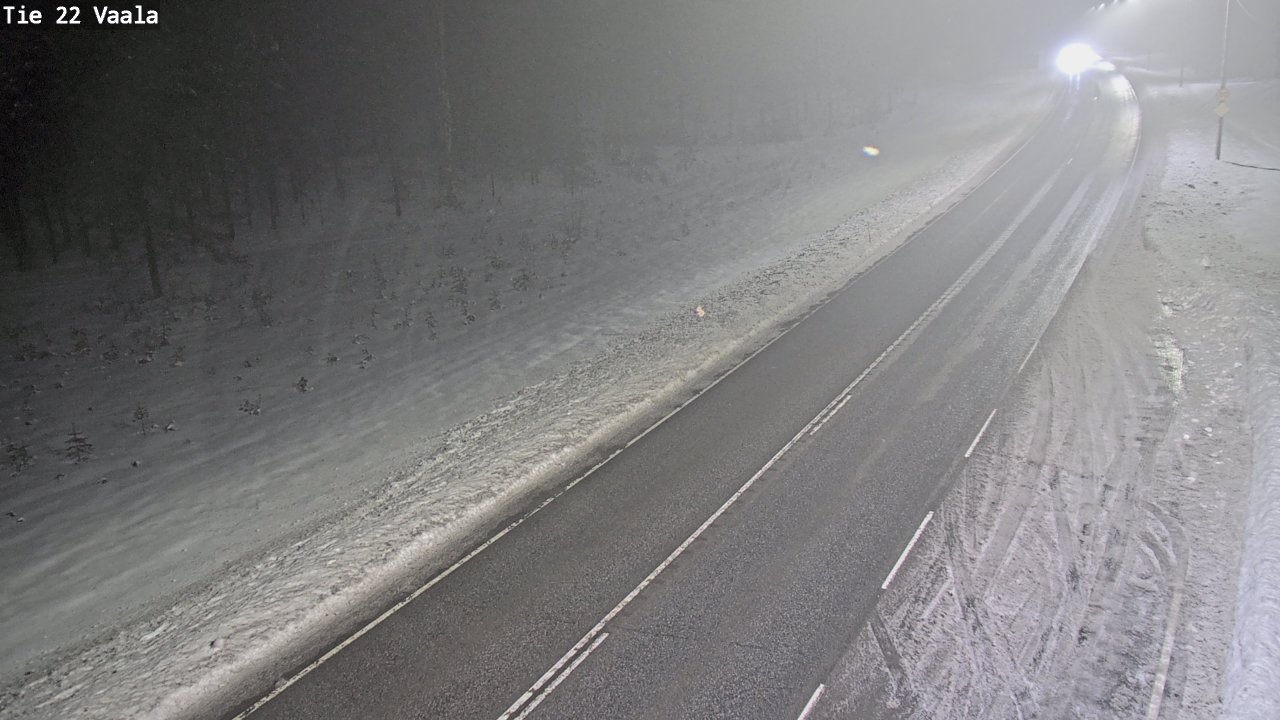 Weather Camera Image Väg 22 Vaala, Vaala, Pohjois-Pohjanmaa