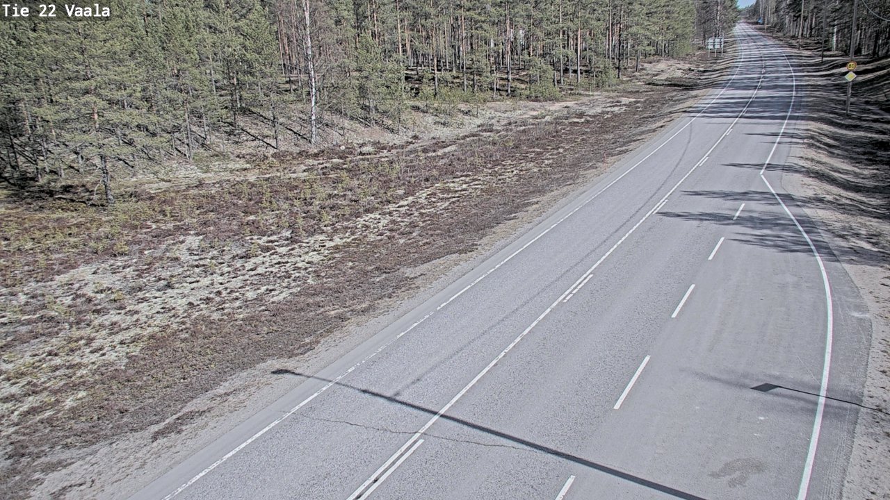 Kelikamerat Kuva Tie 22 Vaala, Vaala, Pohjois-Pohjanmaa