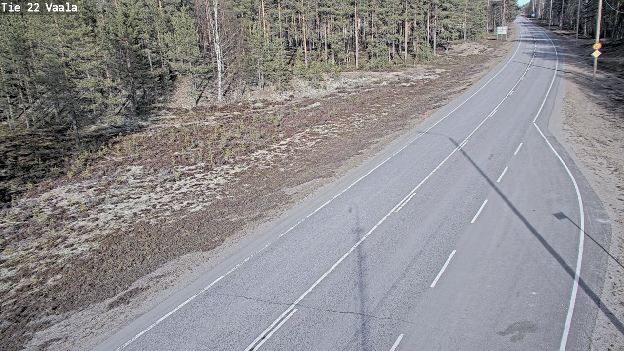 Kelikamerat Kuva Tie 22 Vaala, Vaala, Pohjois-Pohjanmaa