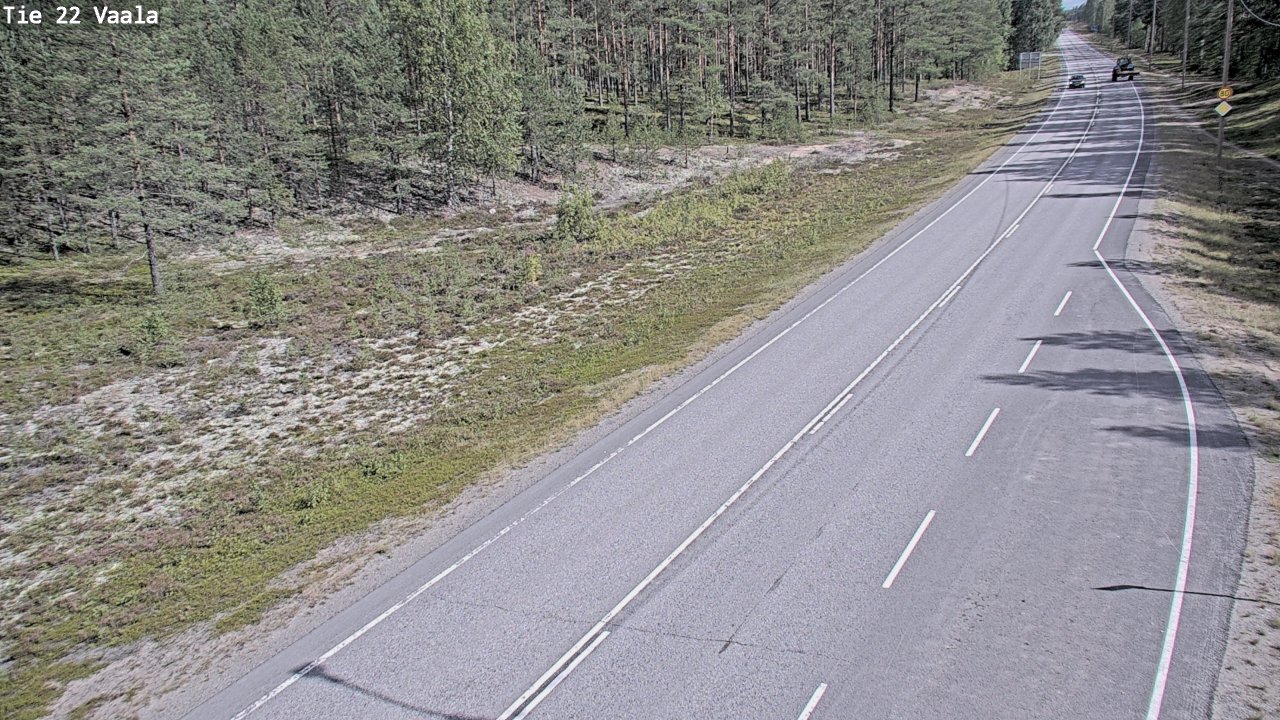 Kelikamerat Kuva Tie 22 Vaala, Vaala, Pohjois-Pohjanmaa