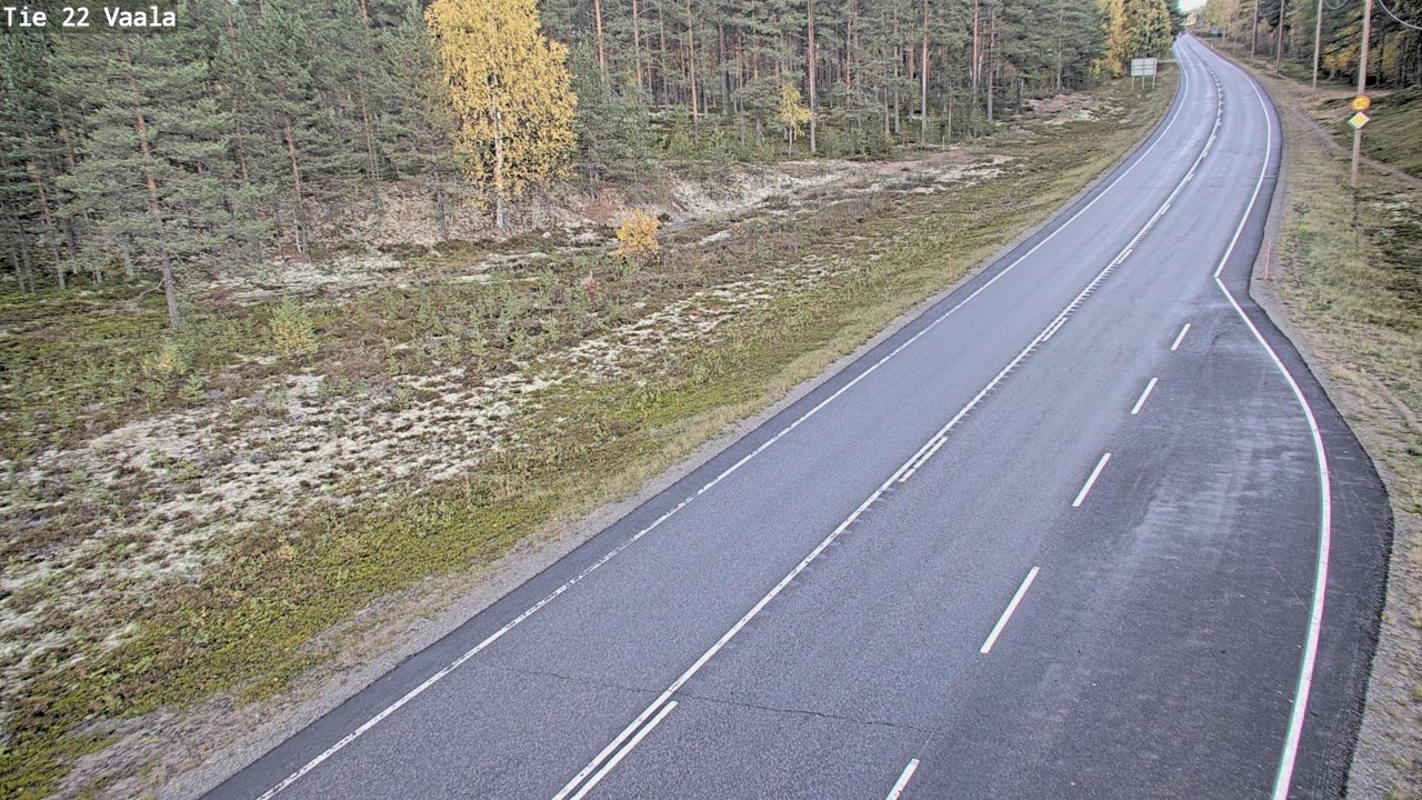 Kelikamerat Kuva Tie 22 Vaala, Vaala, Pohjois-Pohjanmaa
