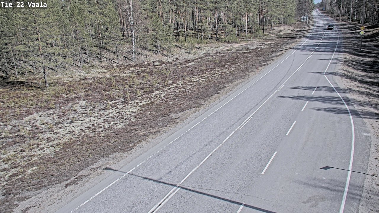 Kelikamerat Kuva Tie 22 Vaala, Vaala, Pohjois-Pohjanmaa