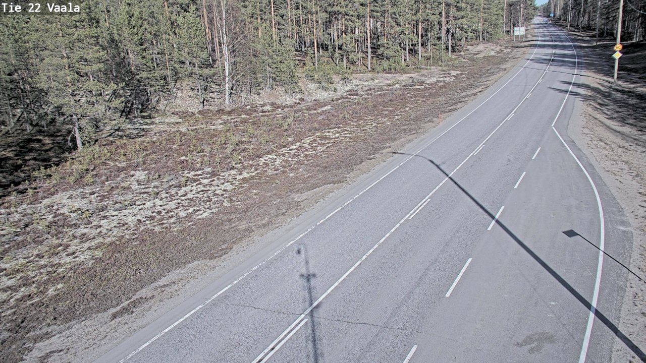 Kelikamerat Kuva Tie 22 Vaala, Vaala, Pohjois-Pohjanmaa