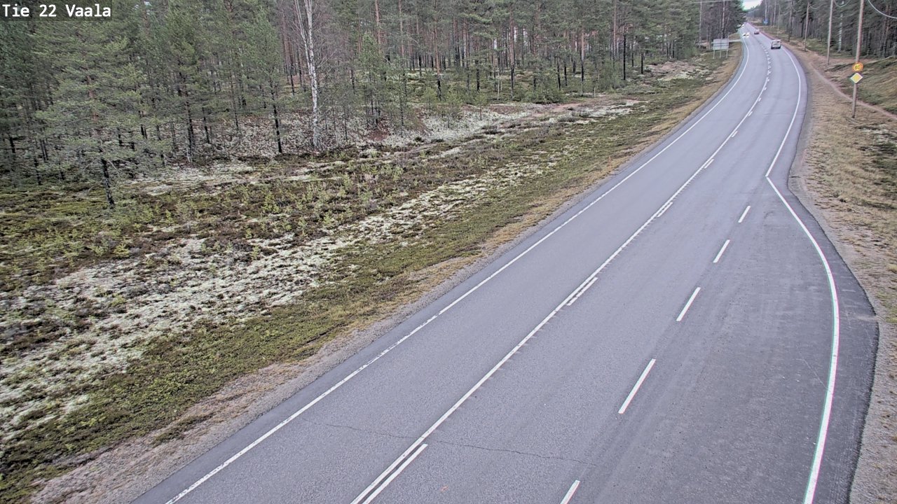 Kelikamerat Kuva Tie 22 Vaala, Vaala, Pohjois-Pohjanmaa