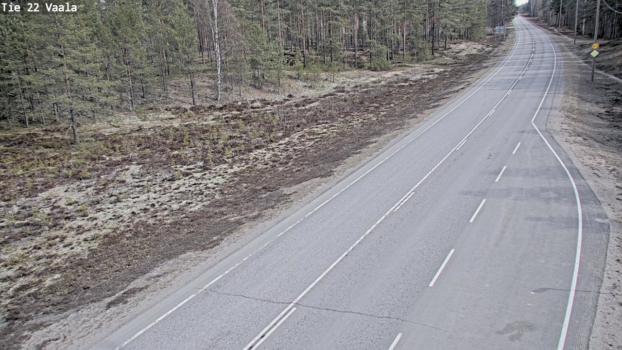 Kelikamerat Kuva Tie 22 Vaala, Vaala, Pohjois-Pohjanmaa
