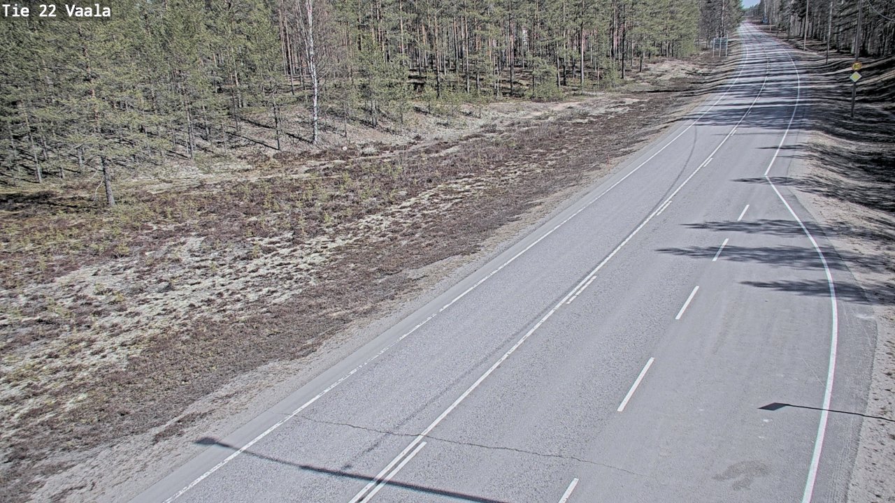 Kelikamerat Kuva Tie 22 Vaala, Vaala, Pohjois-Pohjanmaa