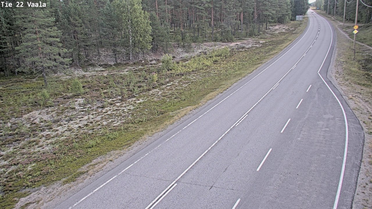 Kelikamerat Kuva Tie 22 Vaala, Vaala, Pohjois-Pohjanmaa