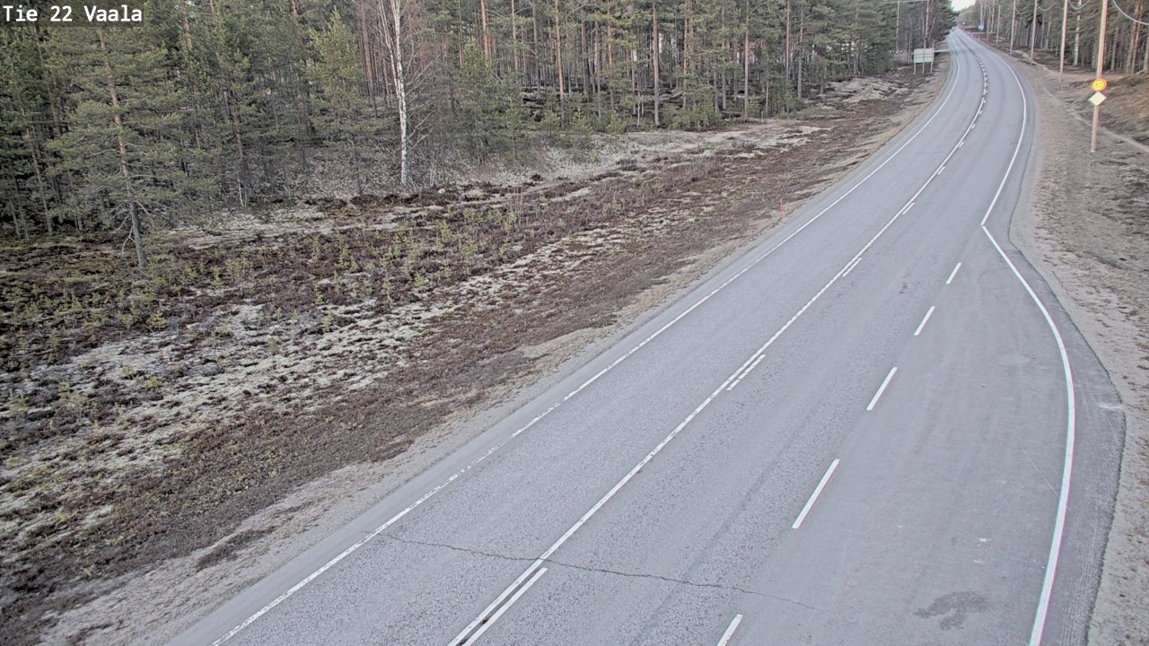 Kelikamerat Kuva Tie 22 Vaala, Vaala, Pohjois-Pohjanmaa