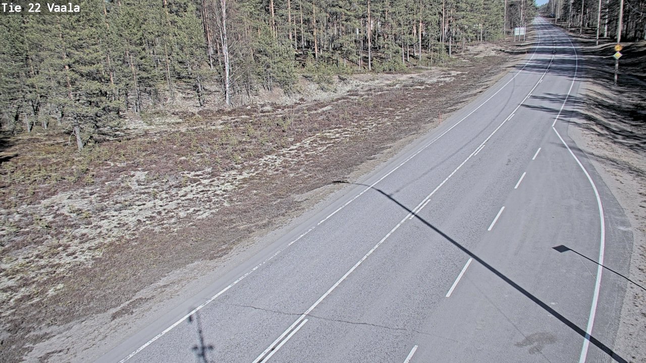 Kelikamerat Kuva Tie 22 Vaala, Vaala, Pohjois-Pohjanmaa