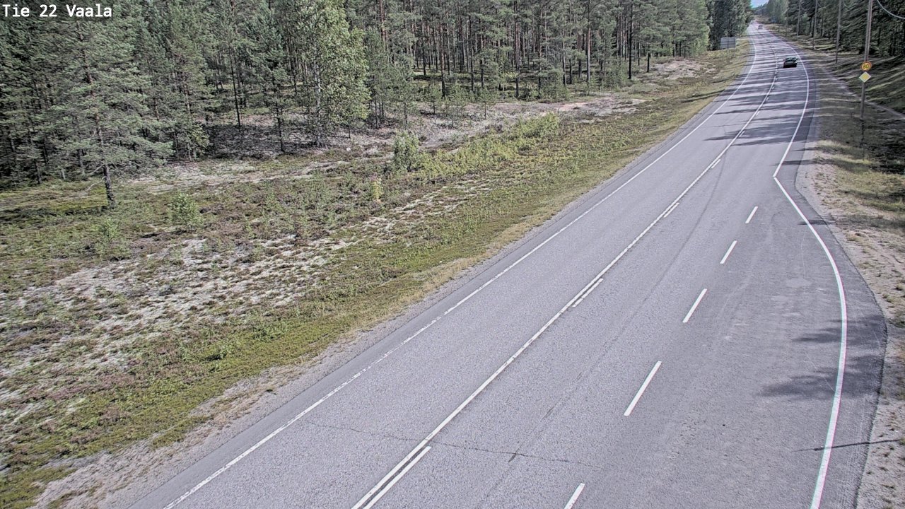 Kelikamerat Kuva Tie 22 Vaala, Vaala, Pohjois-Pohjanmaa