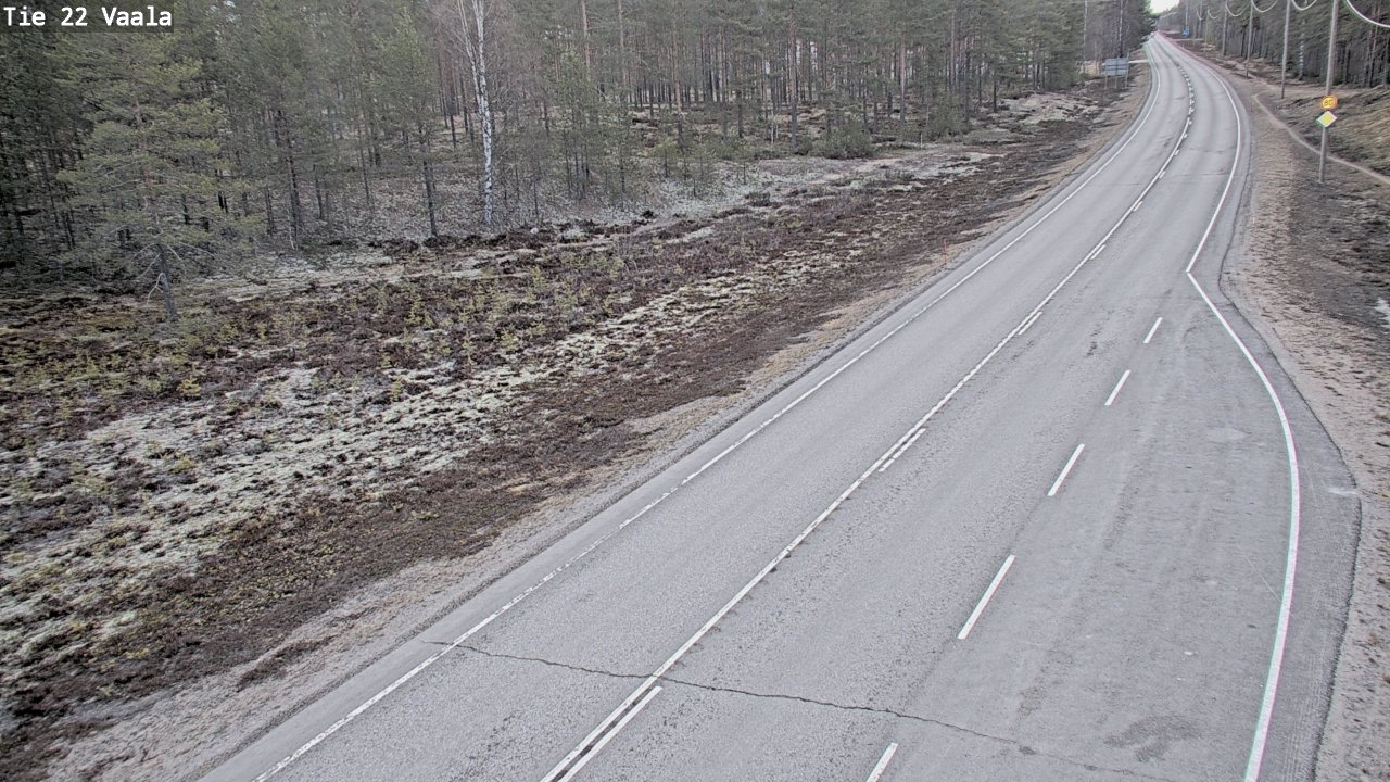 Kelikamerat Kuva Tie 22 Vaala, Vaala, Pohjois-Pohjanmaa