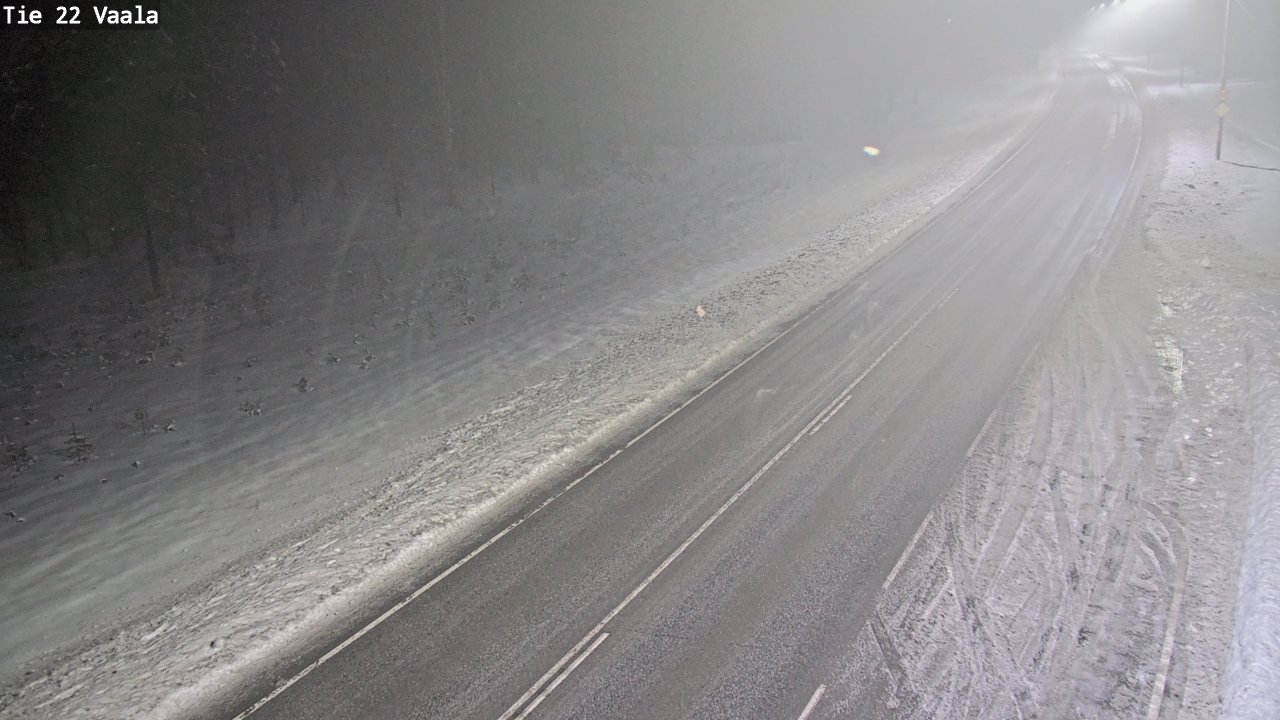 Weather Camera Image Väg 22 Vaala, Vaala, Pohjois-Pohjanmaa