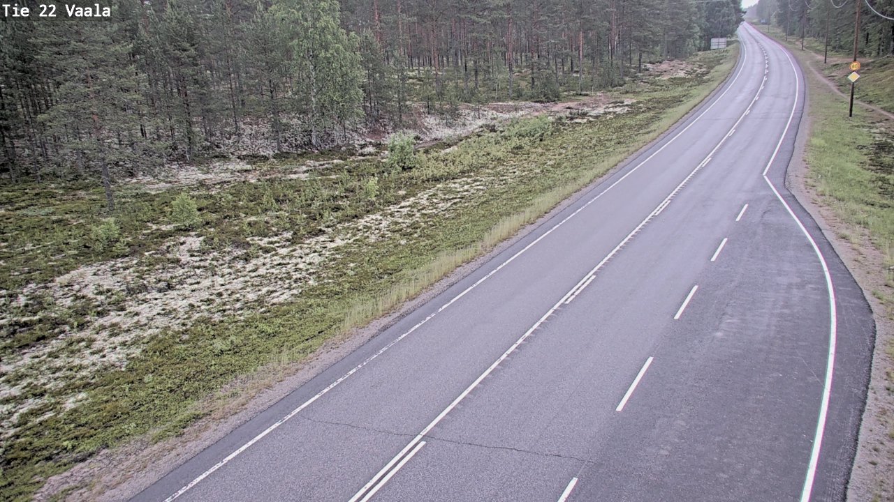 Kelikamerat Kuva Tie 22 Vaala, Vaala, Pohjois-Pohjanmaa