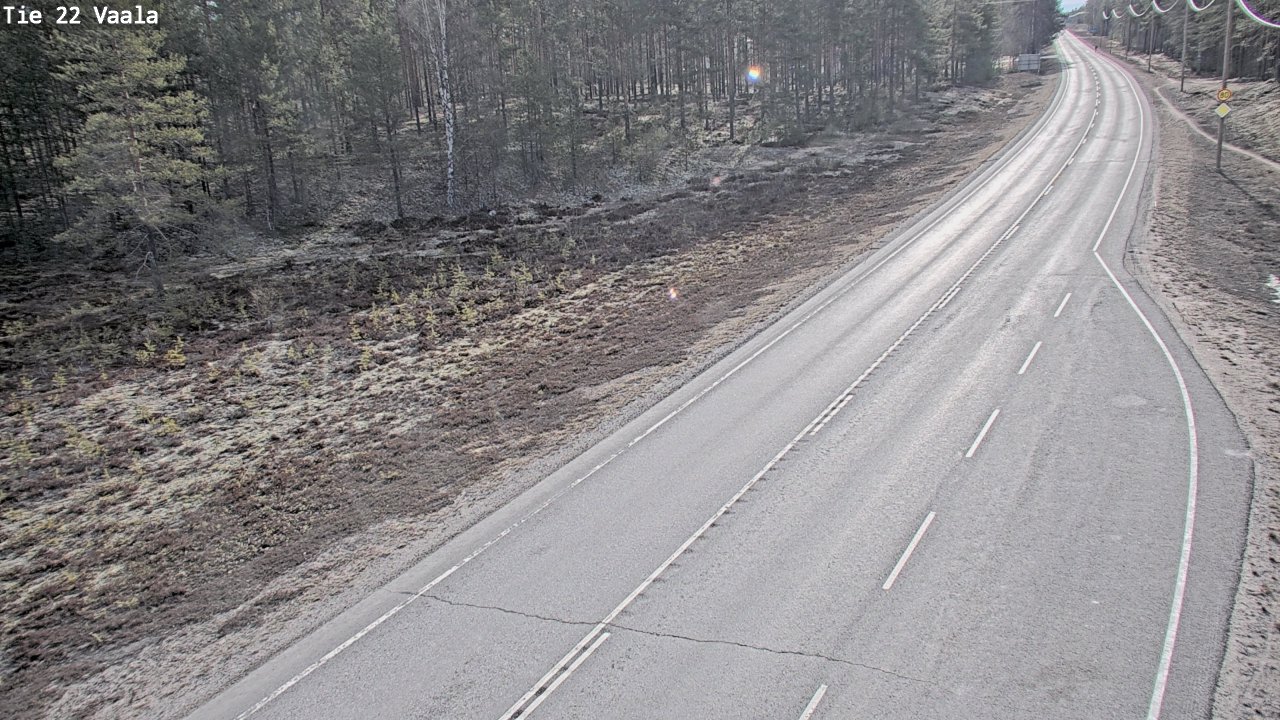 Kelikamerat Kuva Tie 22 Vaala, Vaala, Pohjois-Pohjanmaa