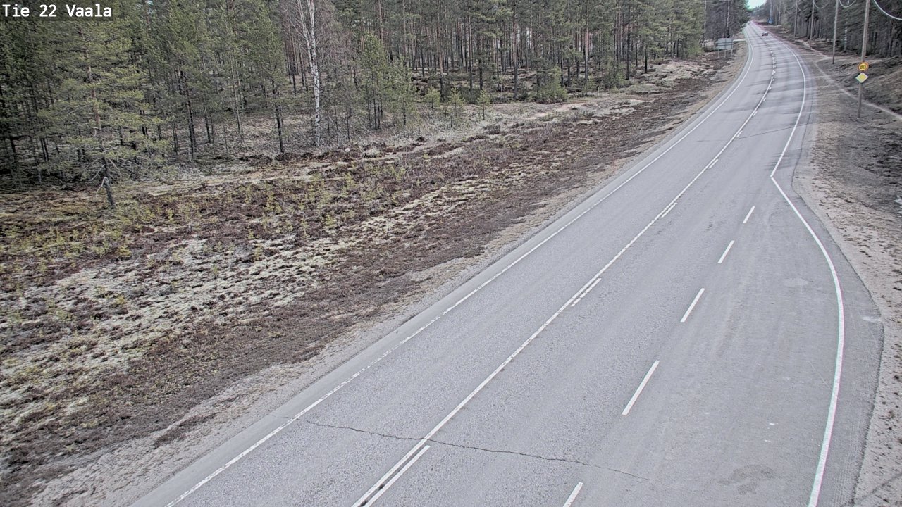Kelikamerat Kuva Tie 22 Vaala, Vaala, Pohjois-Pohjanmaa