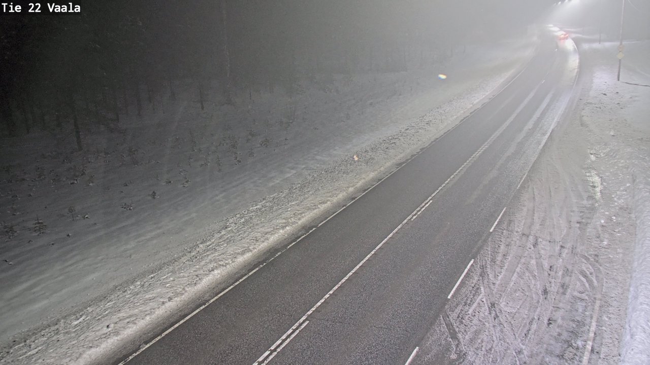 Weather Camera Image Väg 22 Vaala, Vaala, Pohjois-Pohjanmaa