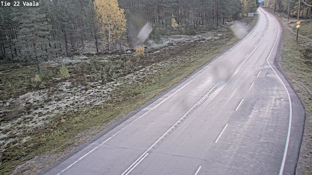 Weather Camera Image Road 22 Vaala, Vaala, Pohjois-Pohjanmaa