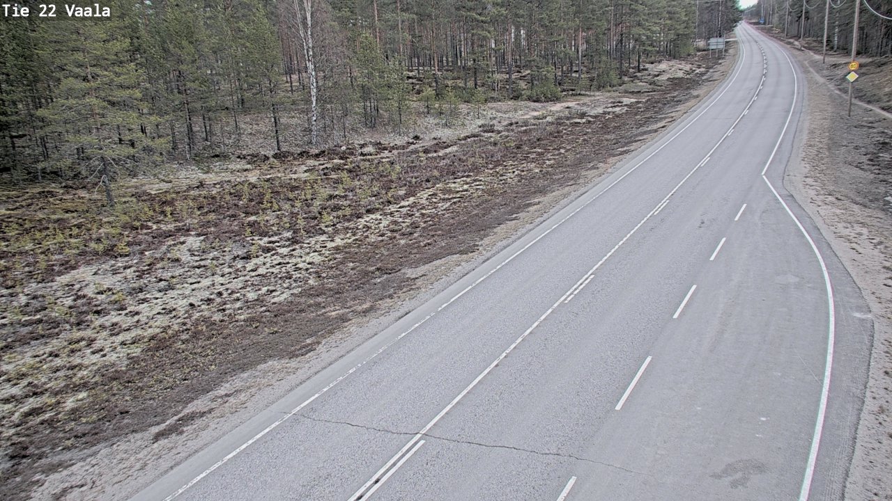 Kelikamerat Kuva Tie 22 Vaala, Vaala, Pohjois-Pohjanmaa