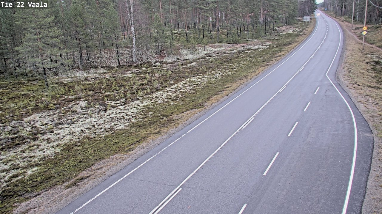Kelikamerat Kuva Tie 22 Vaala, Vaala, Pohjois-Pohjanmaa