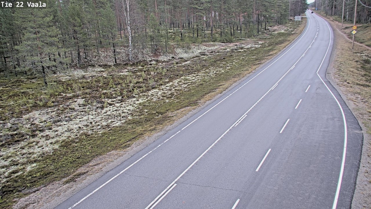 Kelikamerat Kuva Tie 22 Vaala, Vaala, Pohjois-Pohjanmaa