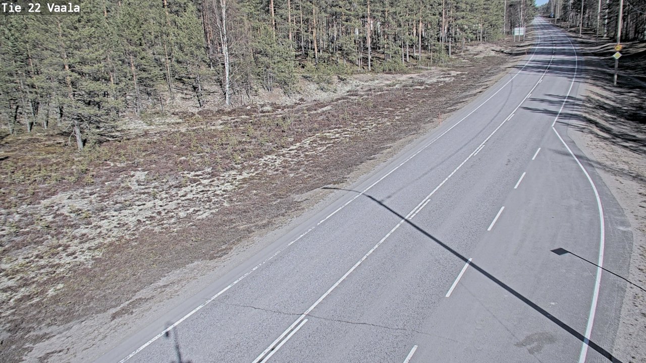 Kelikamerat Kuva Tie 22 Vaala, Vaala, Pohjois-Pohjanmaa