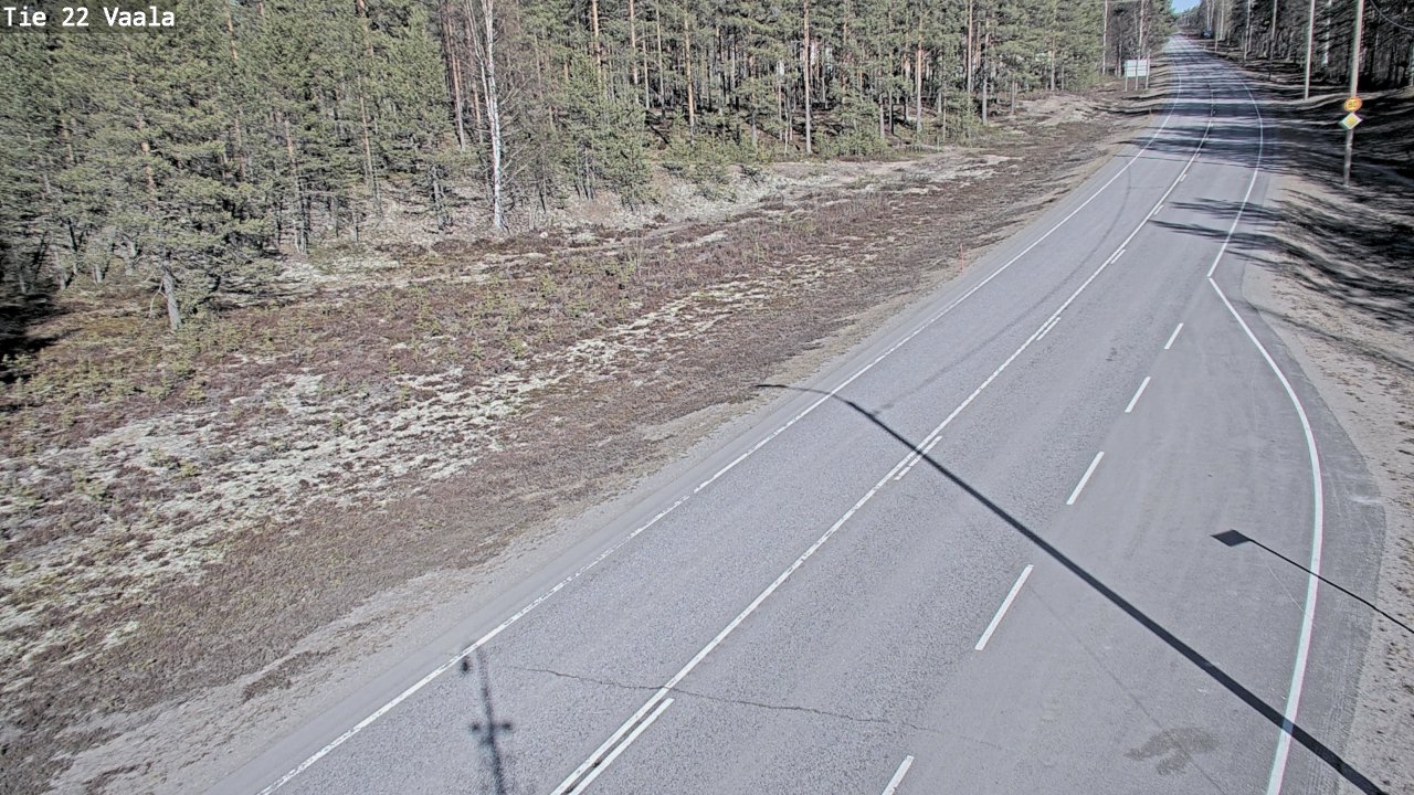 Kelikamerat Kuva Tie 22 Vaala, Vaala, Pohjois-Pohjanmaa