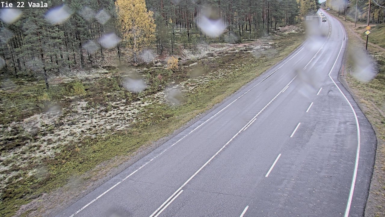 Weather Camera Image Road 22 Vaala, Vaala, Pohjois-Pohjanmaa