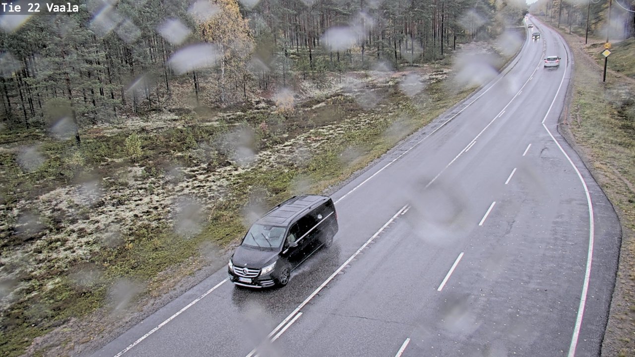 Weather Camera Image Road 22 Vaala, Vaala, Pohjois-Pohjanmaa