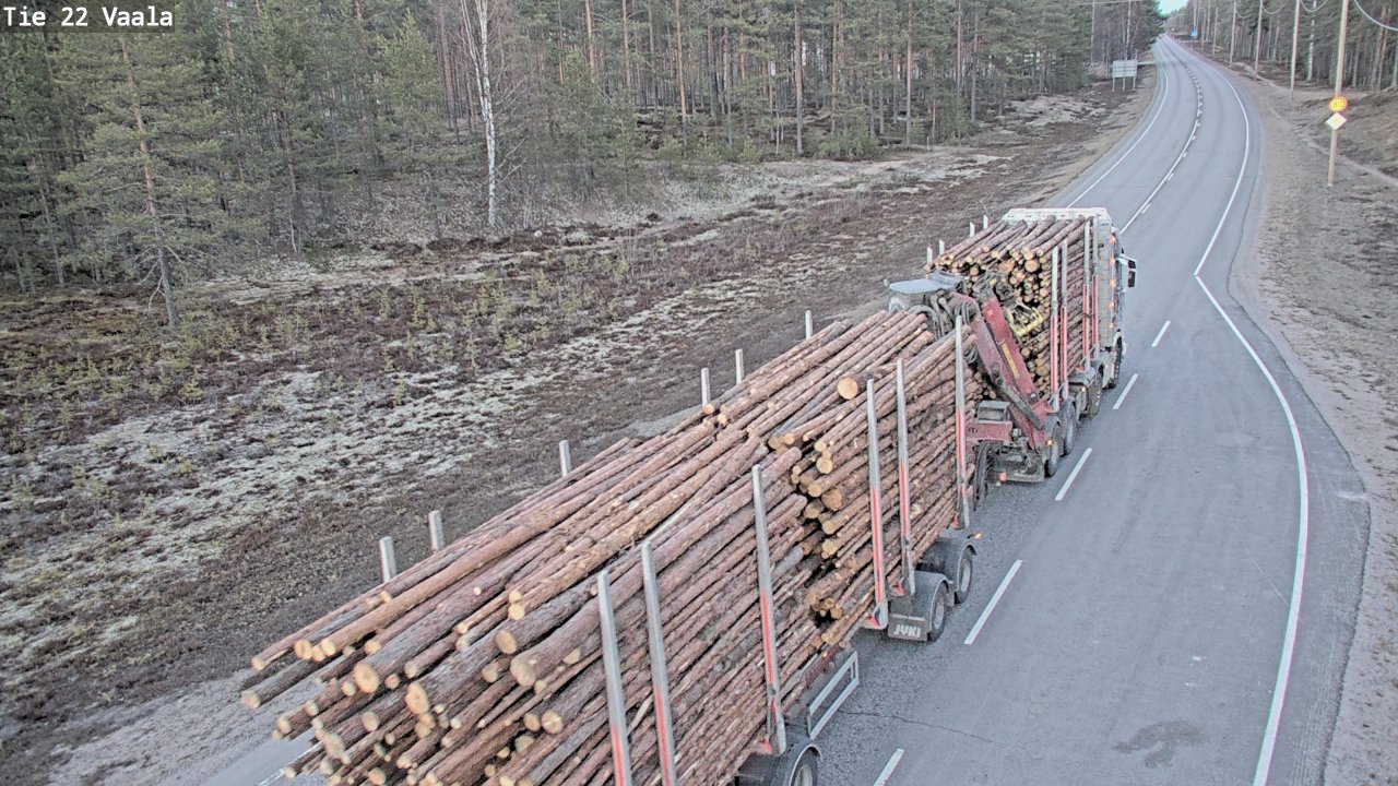 Kelikamerat Kuva Tie 22 Vaala, Vaala, Pohjois-Pohjanmaa