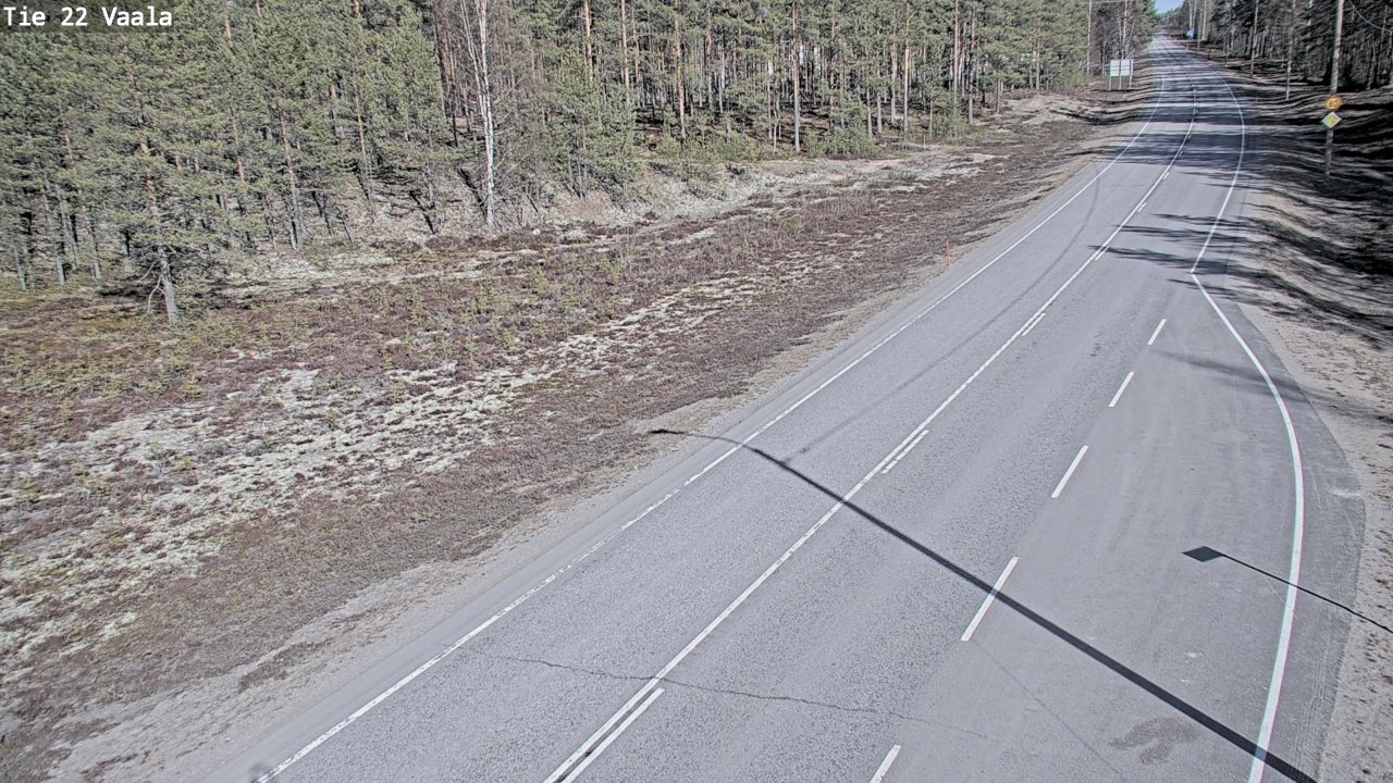 Kelikamerat Kuva Tie 22 Vaala, Vaala, Pohjois-Pohjanmaa