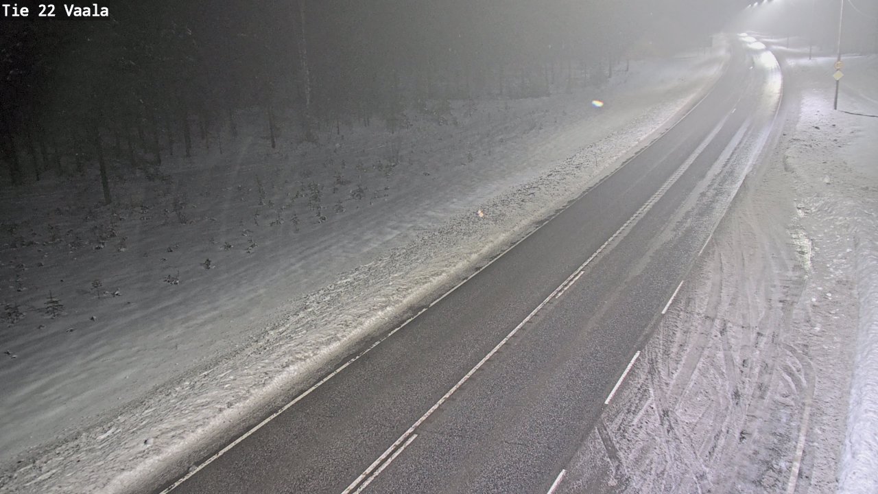 Weather Camera Image Väg 22 Vaala, Vaala, Pohjois-Pohjanmaa