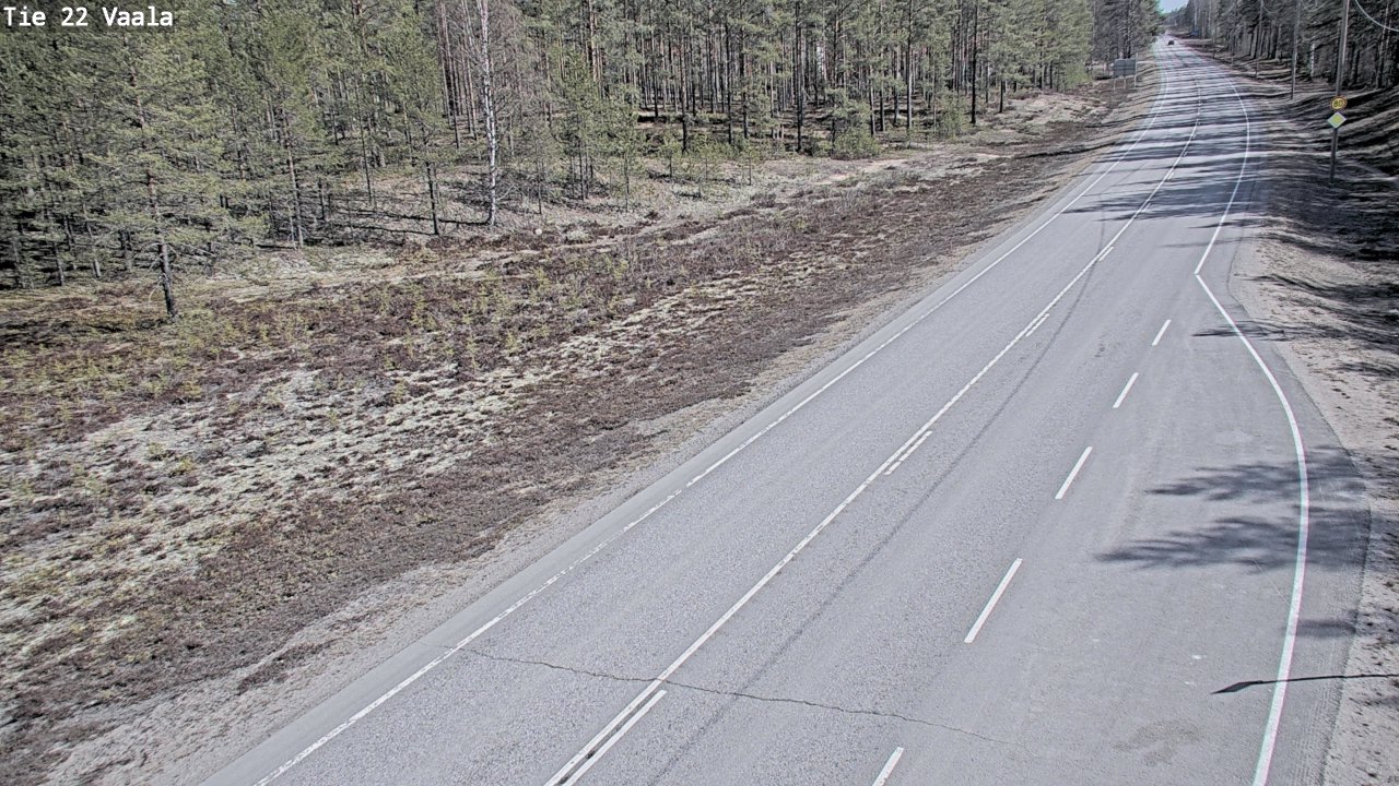 Kelikamerat Kuva Tie 22 Vaala, Vaala, Pohjois-Pohjanmaa