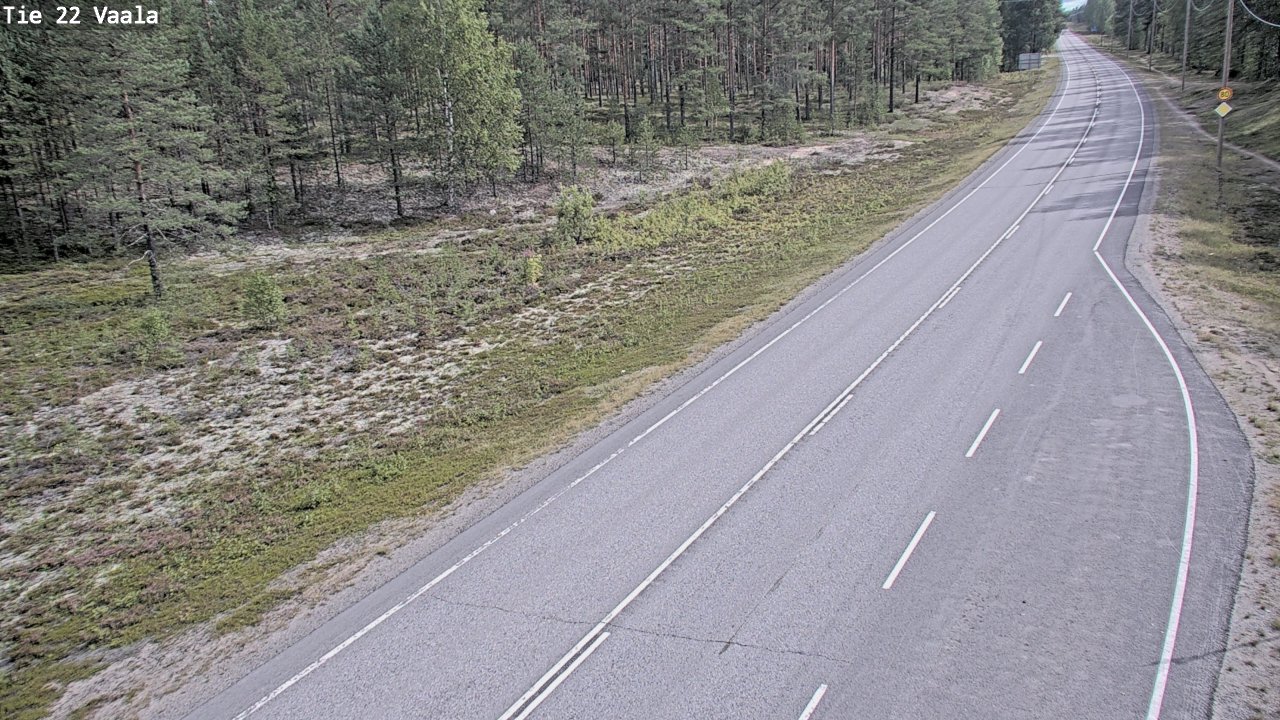 Kelikamerat Kuva Tie 22 Vaala, Vaala, Pohjois-Pohjanmaa
