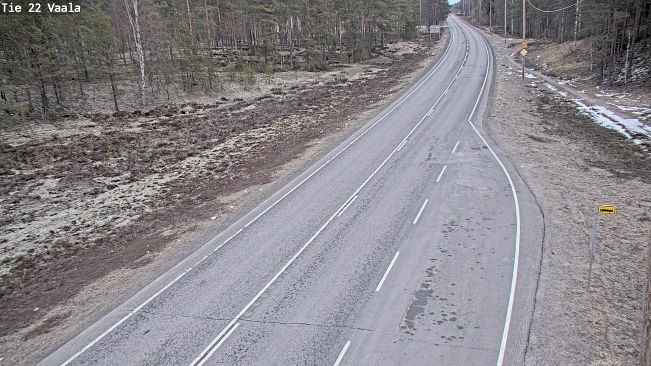 Kelikamerat Kuva Tie 22 Vaala, Vaala, Pohjois-Pohjanmaa