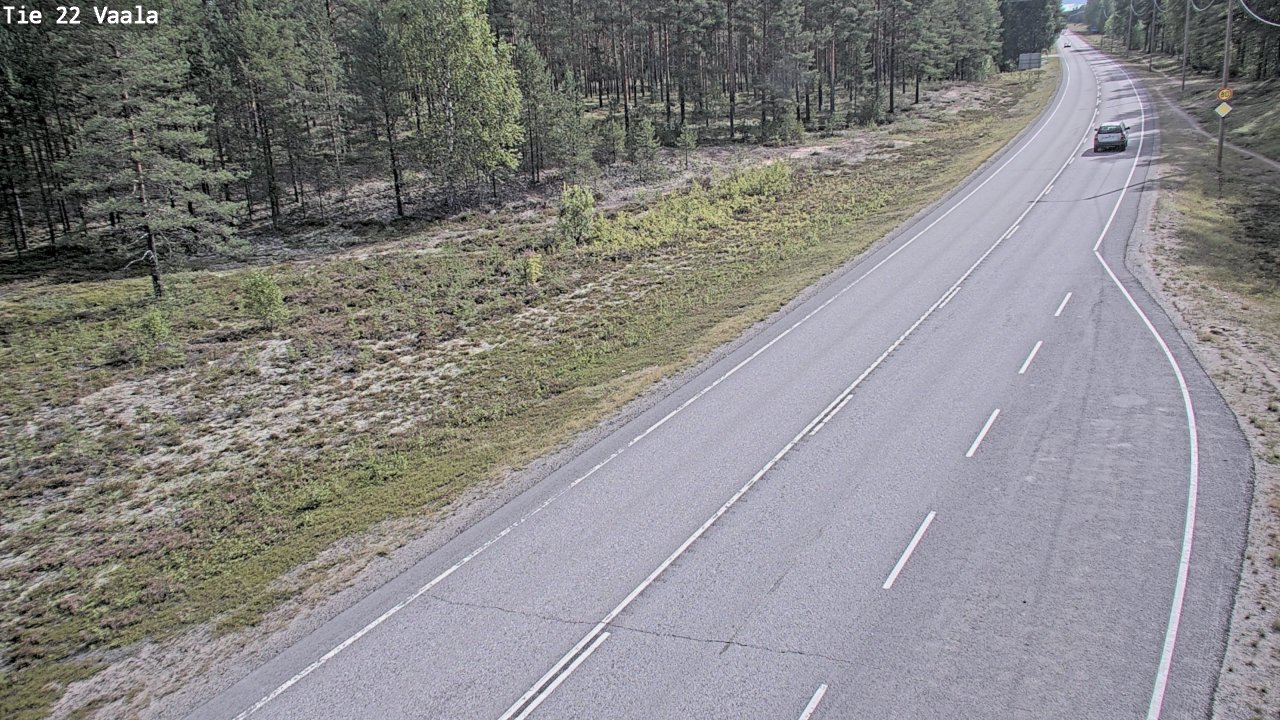 Kelikamerat Kuva Tie 22 Vaala, Vaala, Pohjois-Pohjanmaa