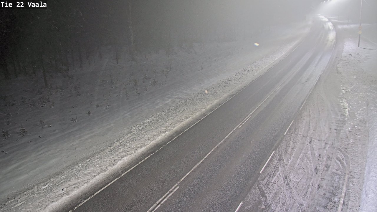 Weather Camera Image Väg 22 Vaala, Vaala, Pohjois-Pohjanmaa