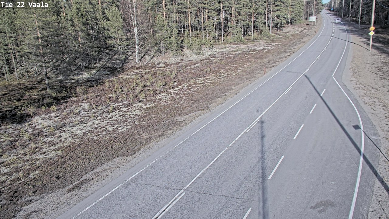 Kelikamerat Kuva Tie 22 Vaala, Vaala, Pohjois-Pohjanmaa