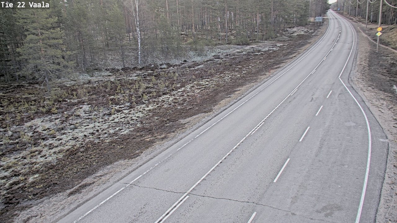 Kelikamerat Kuva Tie 22 Vaala, Vaala, Pohjois-Pohjanmaa