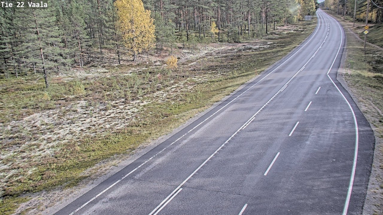 Kelikamerat Kuva Tie 22 Vaala, Vaala, Pohjois-Pohjanmaa